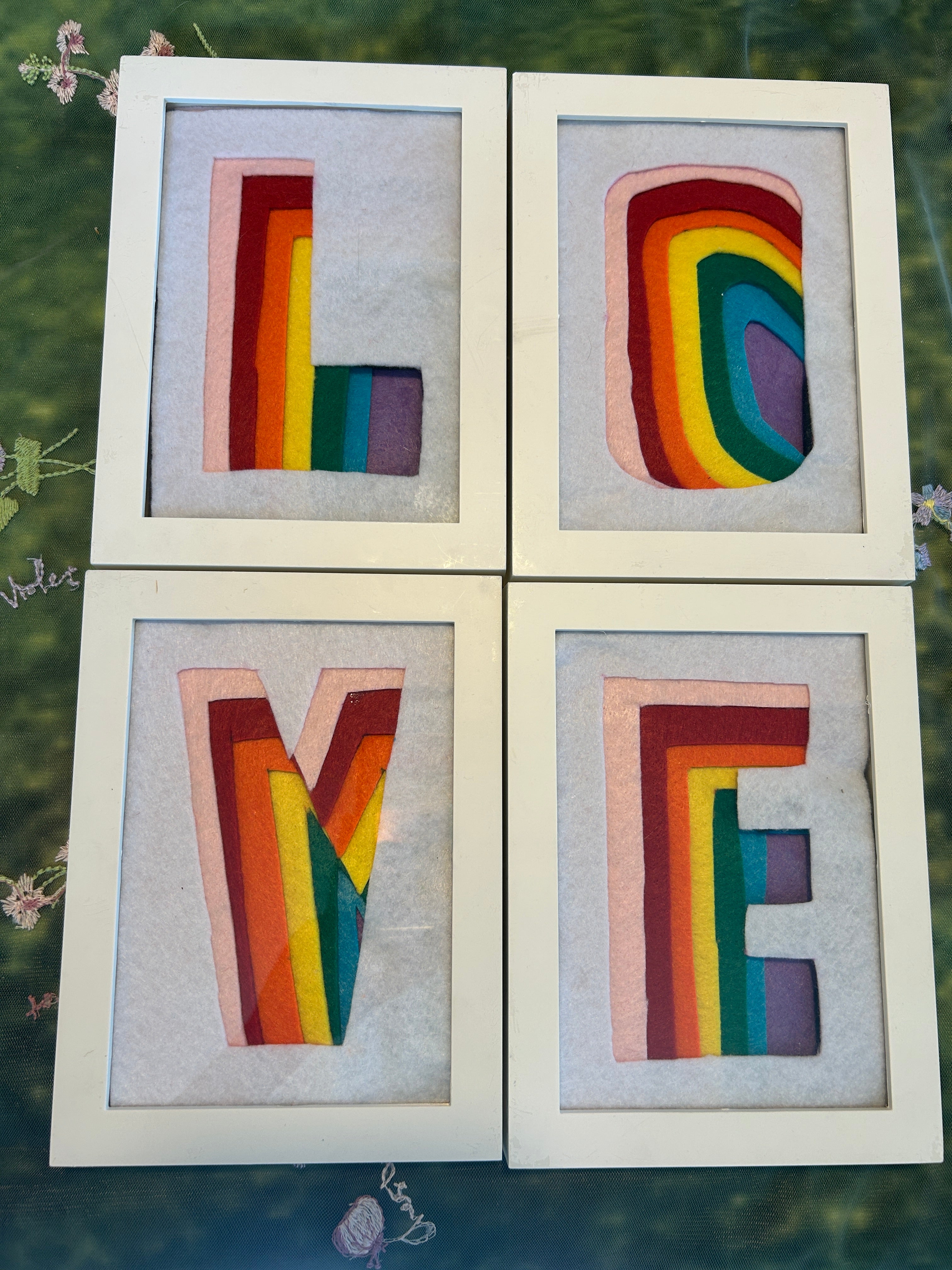 LOVE Shadow Boxes Made to order